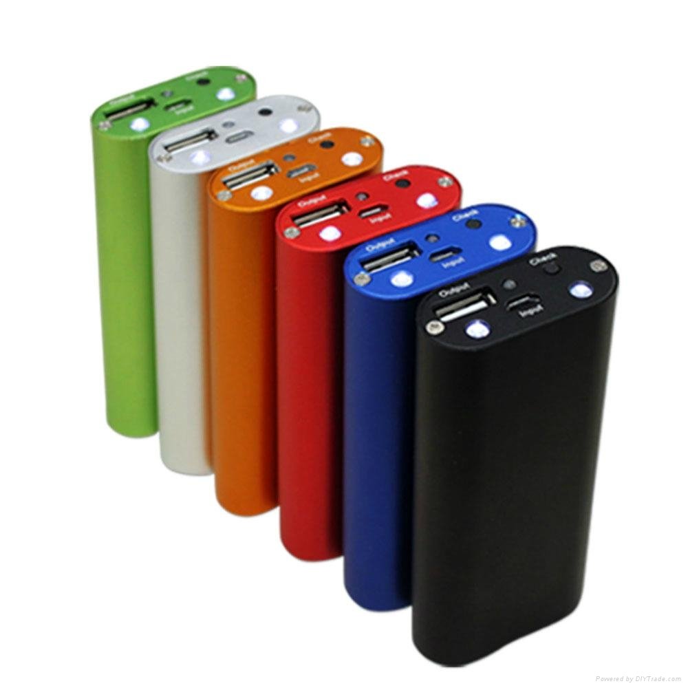 3600mAh Power Bank with LED Light and Aluminum Casing 4