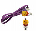 Lovely Cartoon Character LED Charging and Data Traferring Micro USB Cable 2