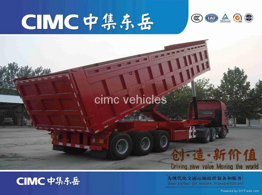 Cimc Tri-Axle Dump Semi Trailer