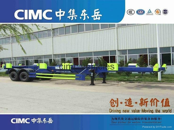 CIMC Port Terminal skeleton semi trailer 