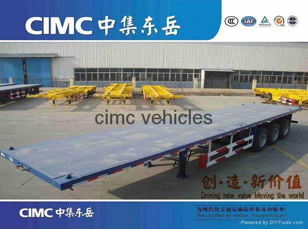 CIMC flatbed semi trailer