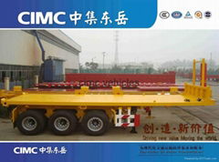 cimc flatbed dump semi trailer