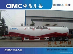 cimc w type bulk cement semi trailer