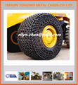 Forest tire protection chain made in