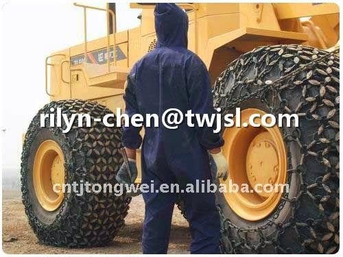 Heavy mining tire protection chain  2