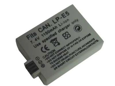 LP-E5/LPE5 Battery for Canon EOS 1000D/450D/500D 3