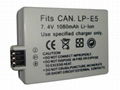 LP-E5/LPE5 Battery for Canon EOS 1000D/450D/500D 2