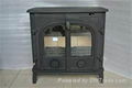 Double Doors Cast Iron Wood Stove  1