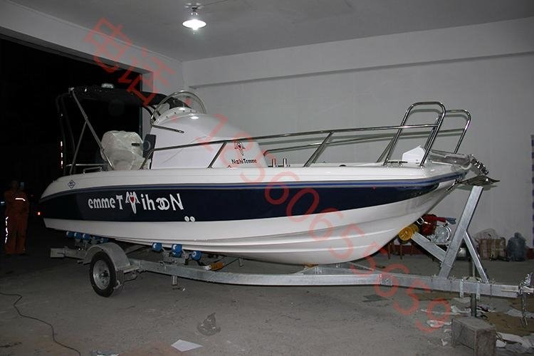 speed fiberglass fishing open boat 5