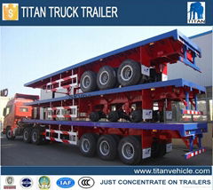 3 alxe 40ft container frame semi-trailer