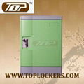 Four Tier Beach Lockers ABS Plastic Green 2