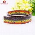 Colorful durable TPU coated webbing for belts