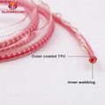 Durable waterproof TPU coated piping trim