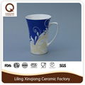 customized ceramic stoneware coffee cup set 3