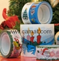 BOPP Water Based Acrylic Adhesive Tape Printed Christmas Tape