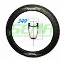 16inch 349 carbon rim for brompton bike Shell-ECO marathon 2