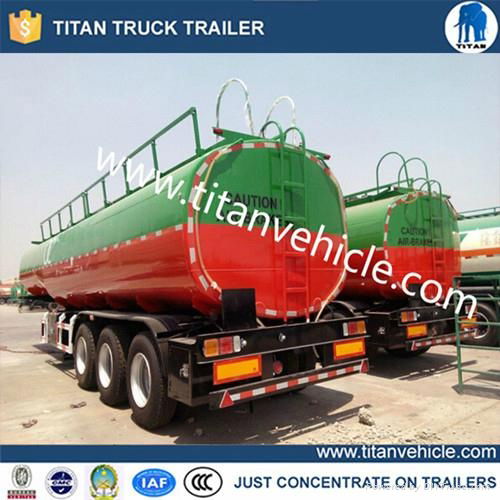 3 axle 60000 liter fuel trailer with air suspension axle 5
