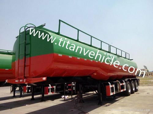 Tri axle 50000 Liters transport fuell trailer sales