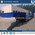 hot sale low bed trailer 100 ton