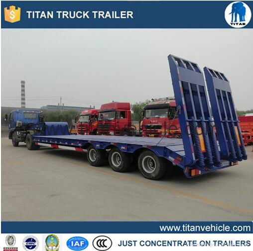 tri-axle excavator trailer for tractor