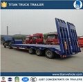 tri-axle excavator trailer for tractor 1