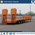tri-axle excavator trailer for tractor 3