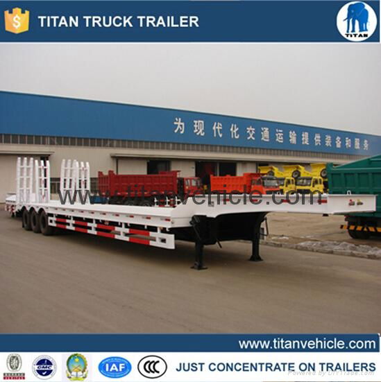 tri-axle excavator trailer for tractor 4