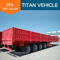 TITAN 40 ton Flatbed Dropside Trailer with Sidewall 4