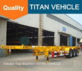 TITAN 3 axle 20ft 40ft Container Chassis