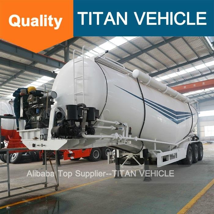 TITAN 60cbm Cement Bulker Tank Carrier Trailer with BPW Axle