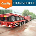 TITAN 80 ton front loading gooseneck lowboy trailer 5