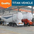 TITAN 3 axle 60cbm bulk cement tanker trailer for sale 1