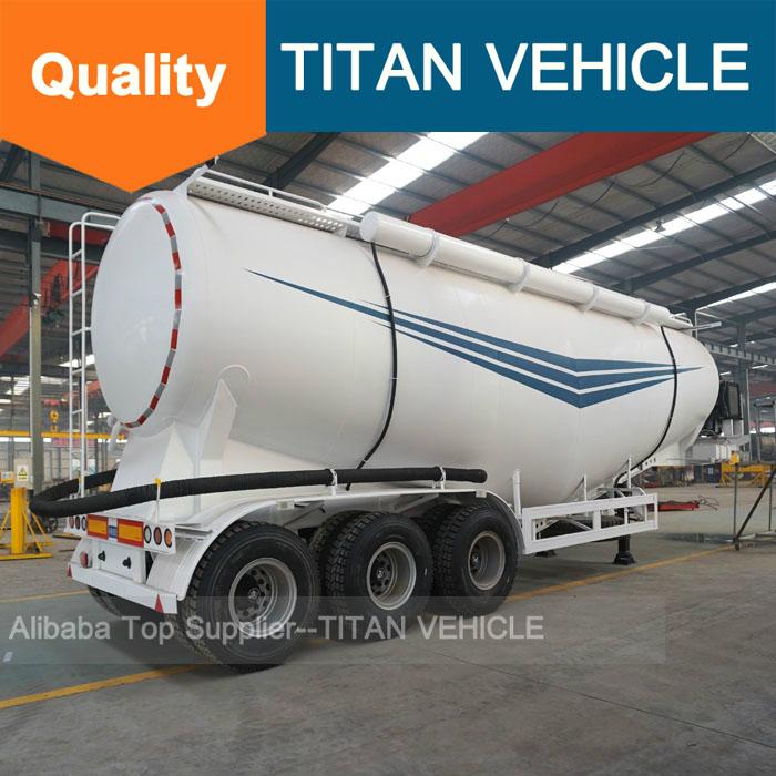 TITAN 3 axle 60cbm bulk cement tanker trailer for sale 5