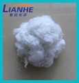 white color recycled polyester staple fiber 1