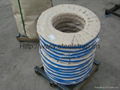 blue tempered steel strapping