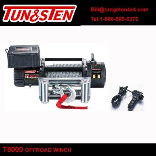 Tungsten 4wd offroad winch T8000 8000lbs pulling