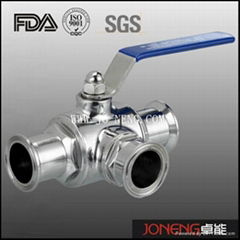 Stainless Steel 3 Way Sanitary Ball Valve(JN-BLV2001)