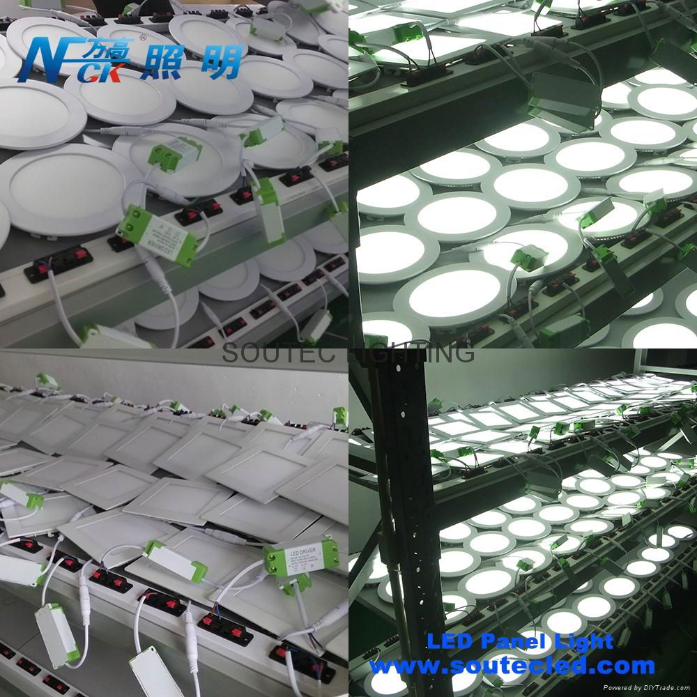 ultra bright 12W 15W 18W square led panel light factory price fast delivery   5