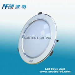 6' Round aluminum 18w high power SMD commercial led embedded down light