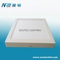 Surface mount 24w flat led panel light 300X300MM aluminum indoor square led ligh 1