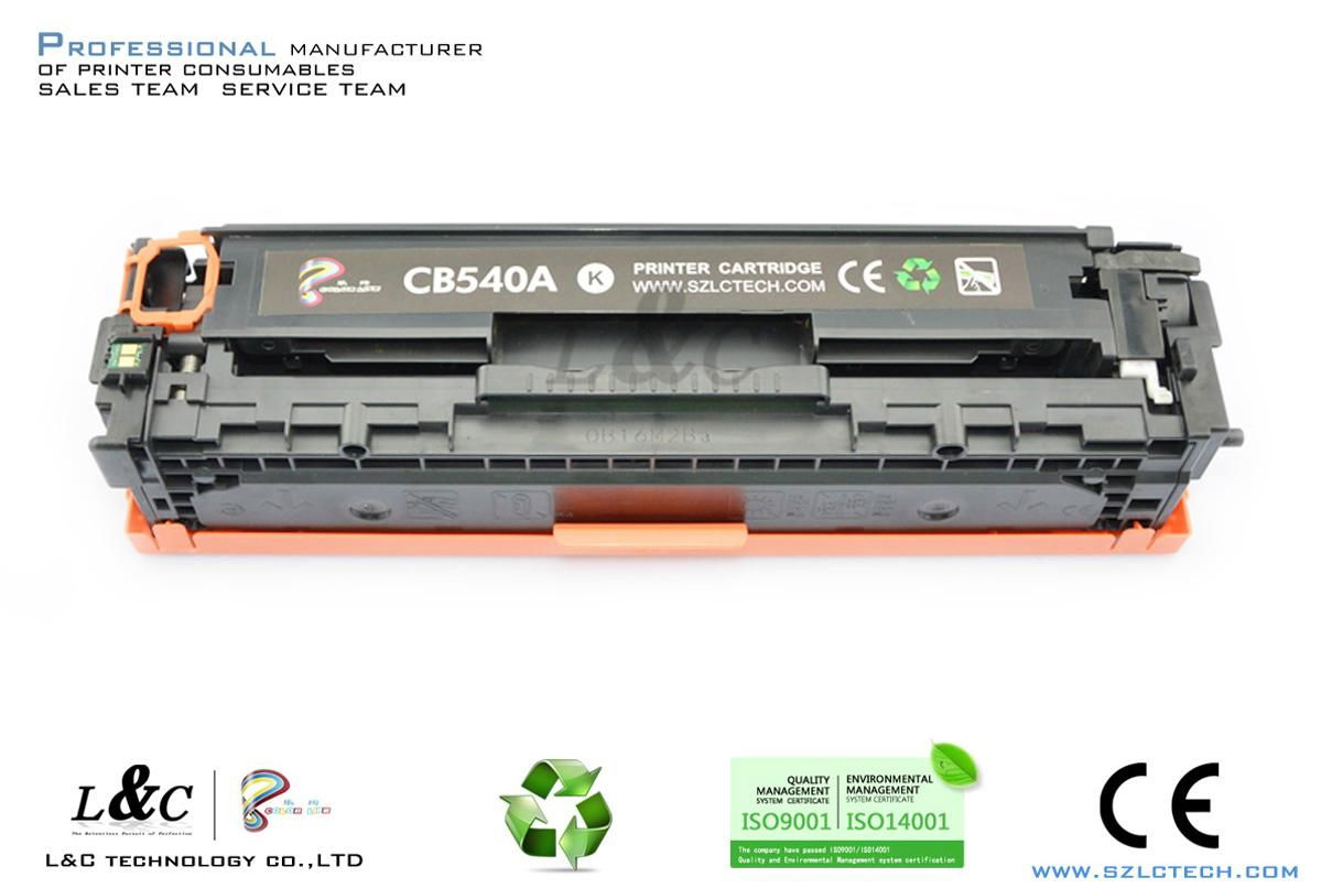 125A toner cartridge for compatible hp color laserjet 540-543 2