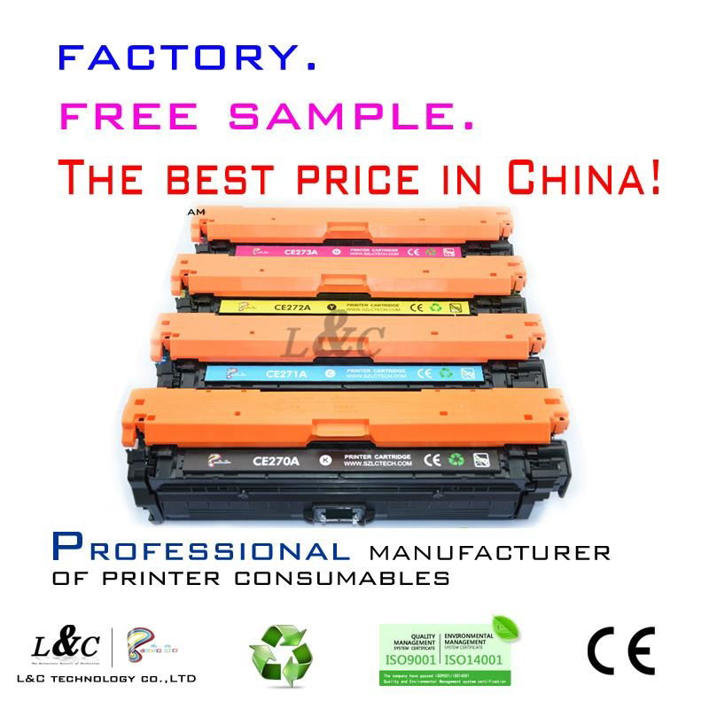 Hotsell CE270A/CE271A/CE272A/CE273A for original HP toner cartridge 5