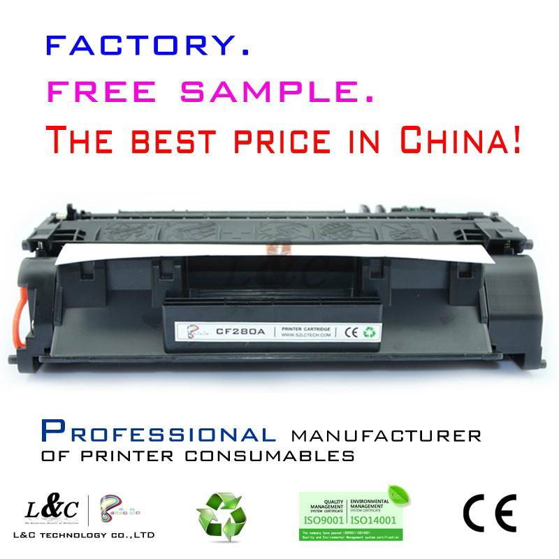 CF280A toner cartridge for hp original quality with original packing toner cartr