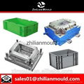 taizhou injection mold making plastic crate mould of high quality