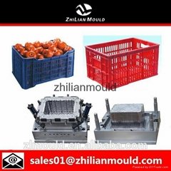 taizhou high quality plastic vegetable crate injection mould supplier