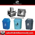 taizhou plastic dustbin mould with cover