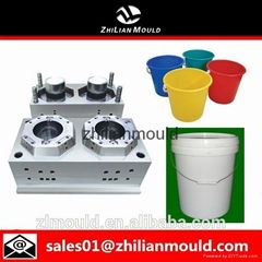 taizhou multi-cavity plastic bucket storage mold pail injection mould