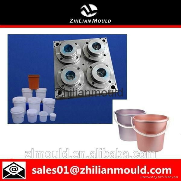 Taizhou high quality plastic paint bucket injection mould maker