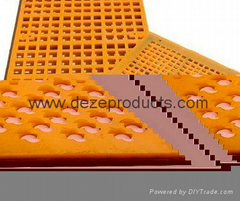 Polyurethane crusher screen