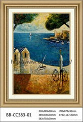 new products 2015 home decore hand painted art Impressionist Painting